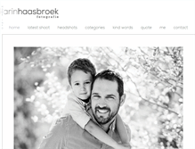 Tablet Screenshot of karinhaasbroek.com